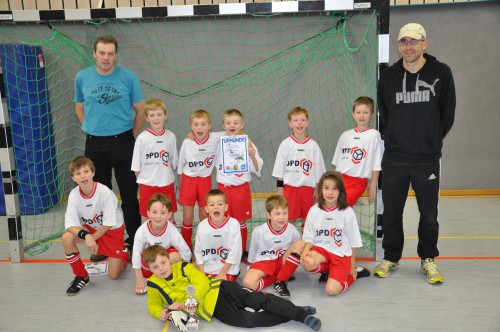 F-Jugend belegt 3. Platz beim Hallenturnier